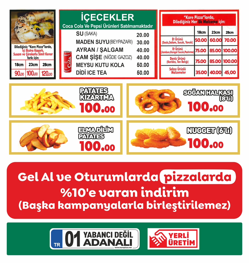 kare pizza turgut zal